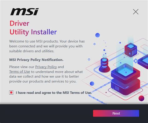 msi driver utility installer